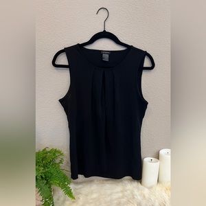 Ann Taylor Black Sleeveless Top